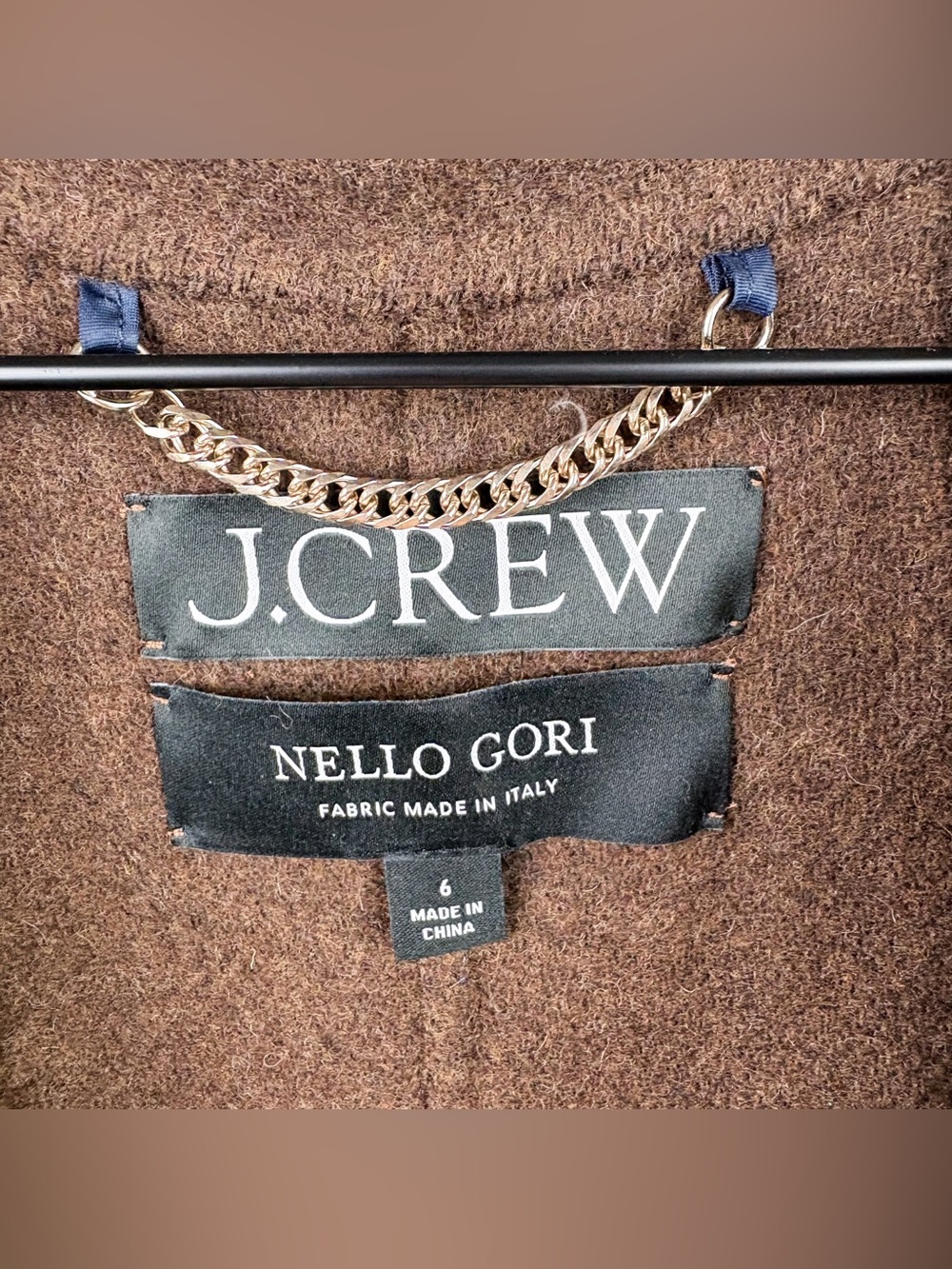 J. Crew Leighton Blazer Jacket Plaid Double Faced Wool Blend Nello Gori Italy 6 - Picture 3 of 7